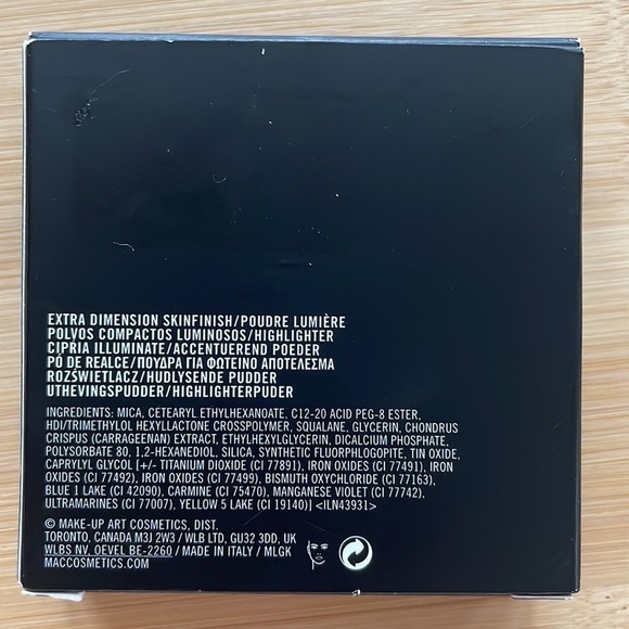 Brand New MAC Extra Dimension Skinfinish Liquid-Powder Highlighter Double-Gleam - Picture 9 of 16
